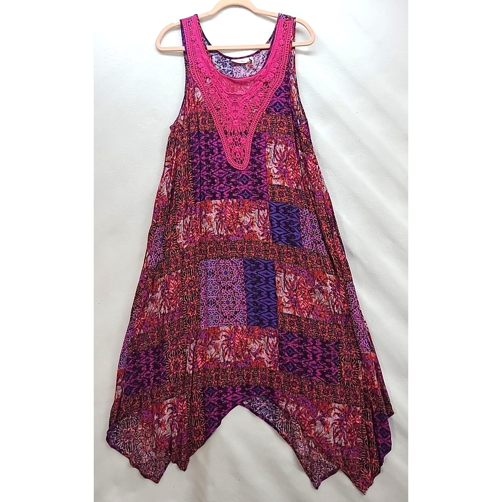 Millers Woman patchwork Mumu House Dress Sz 16‎ Sleeveless